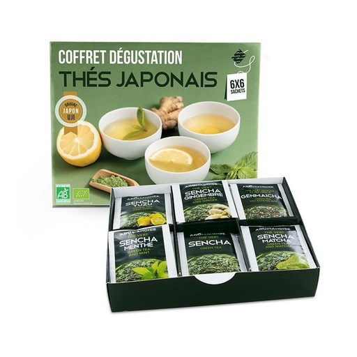 [316898] COFFRET DEGUSTATION DE 20 THES DIFFERENTS BIO en sachet